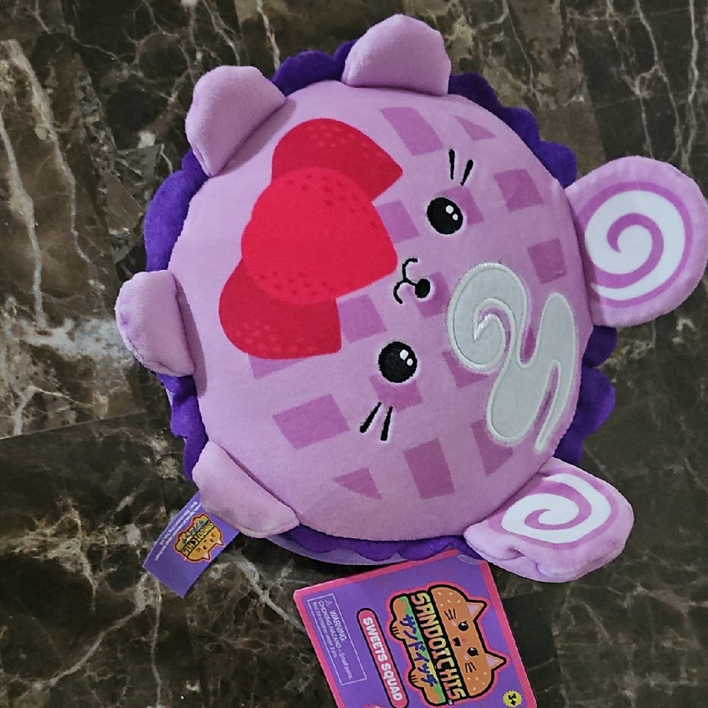 Purple and Pink Plush Toy